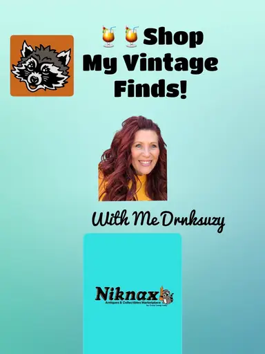 🍹🍹Shop My Vintage Finds With Me drnksuzy!