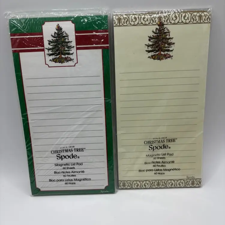 Spode Magnetic List Pad Set Of 2