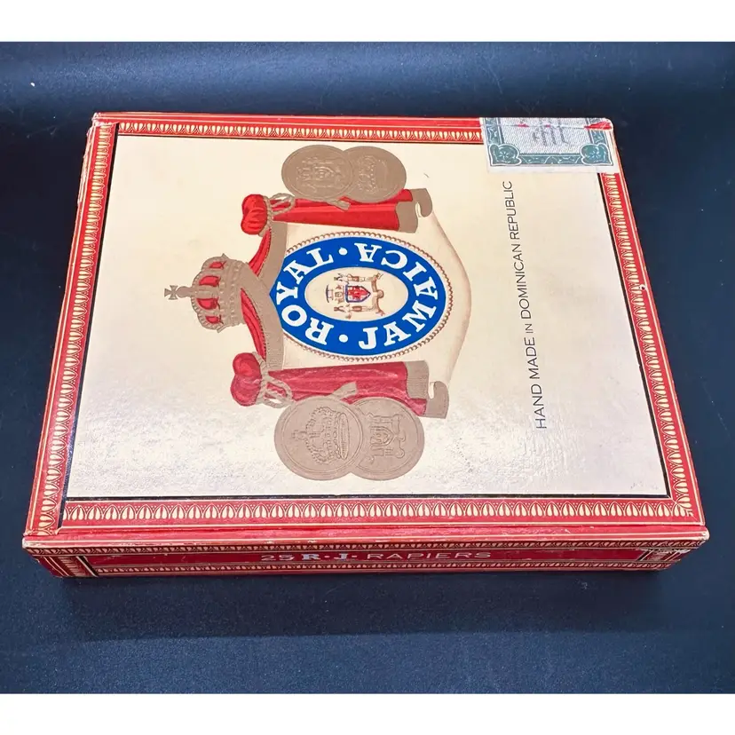99. VTG Royal Jamaica wooden cigar box 1 Available