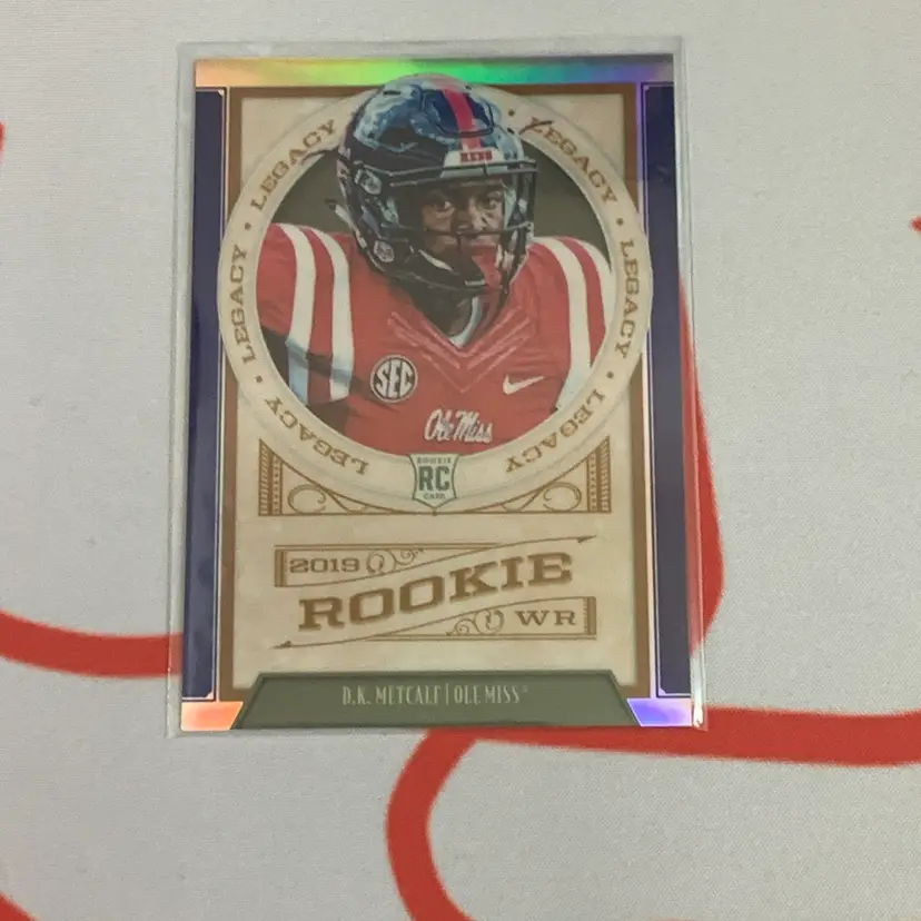 2019 Panini Legacy DK Metcalf Blue Chrome 18/50
