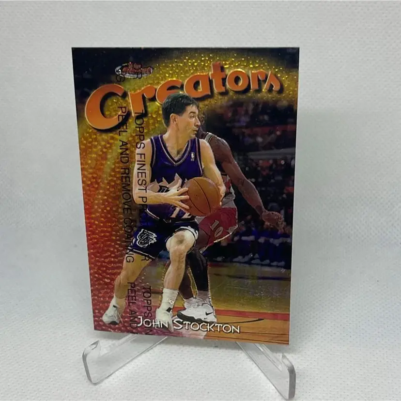 JOHN STOCKTON 1998 Topps Finest Creators 