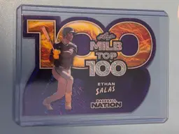 Ethan Salas Leaf Baseball Nation /8 Top 100