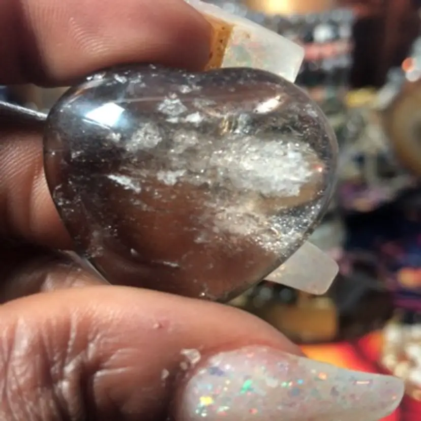 Smoky Quartz Heart