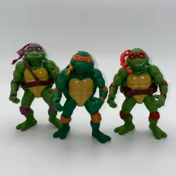 Vintage 1992 Movie Star TMNT Figures Mirage Studios Playmates Ninja Turtles