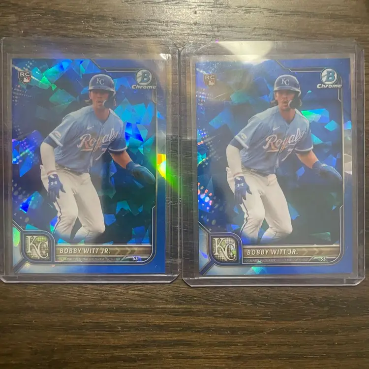 2022 Bowman Chrome Sapphire Bobby Witt Jr RC Kansas City Royals