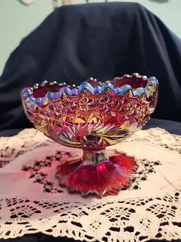 Fenton vintage candy bowl