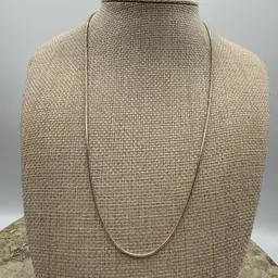 925 Sterling Silver AGI Italy 18” Snake Chain Necklace “Tested”