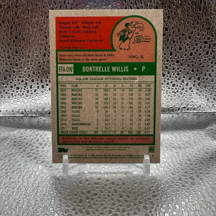 Dontrelle Willis Miami Marlins auto