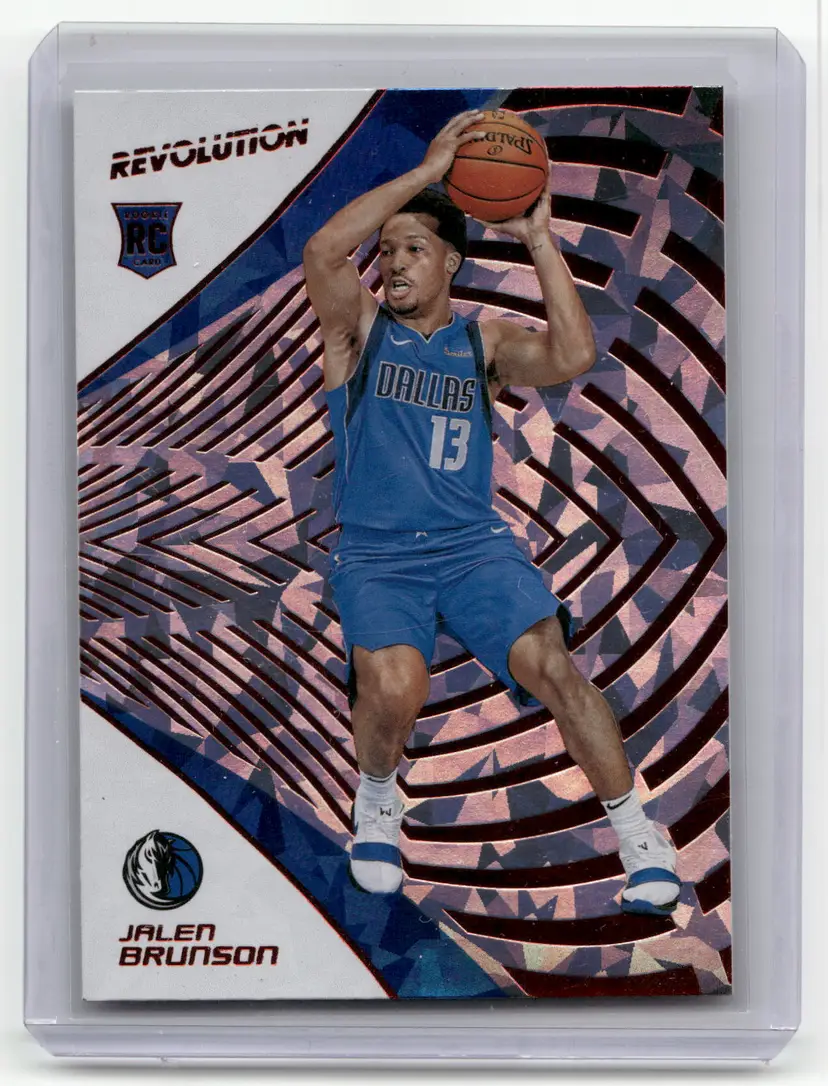 2018-19 Panini Revolution Jalen Brunson Rookie Card #130 - Mavericks