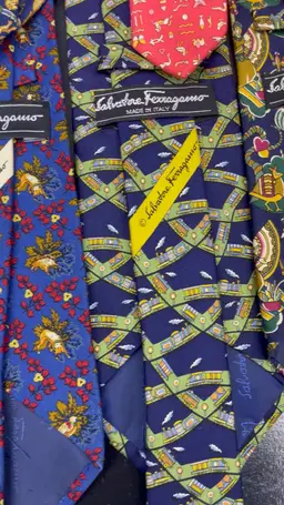 Lot Of 20! Salvatore Ferragamo Men’s Silk Ties!