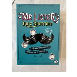 Mr Lister's Quiz Shootout, a quick-fire party trivia game produced by Big Potato Games. Opened