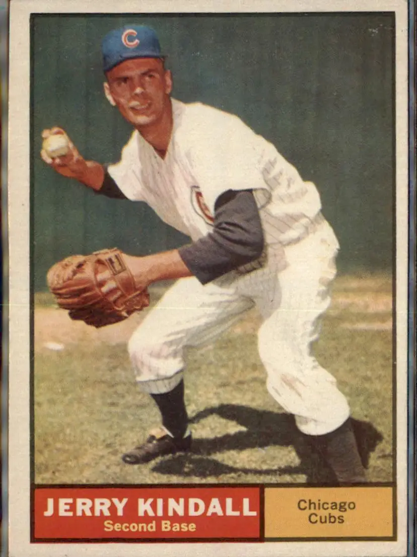 1961 Topps #27 Jerry Kindall - ( ) - Chicago Cubs