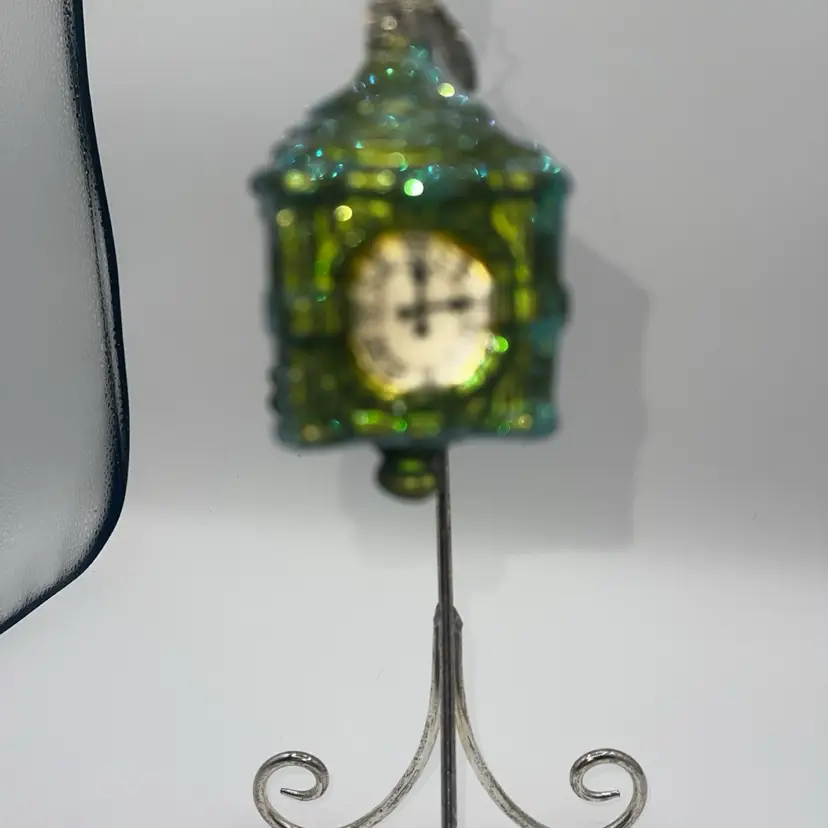 Christopher Radko 2005 Marshall Fields Clock Gem 3.5” Ornament