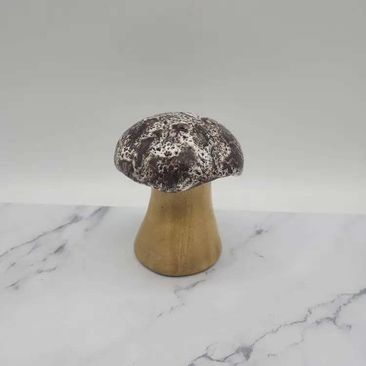 Arnel's Pottery Mushroom Powder Sugar Shaker Mid-Century