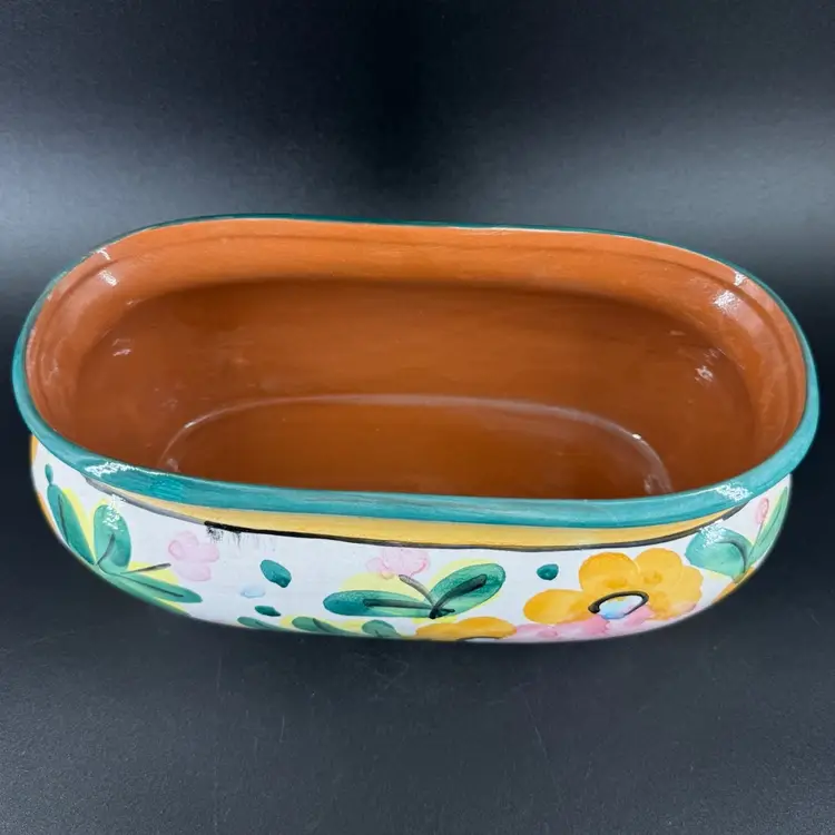 Floral Terracotta Planter