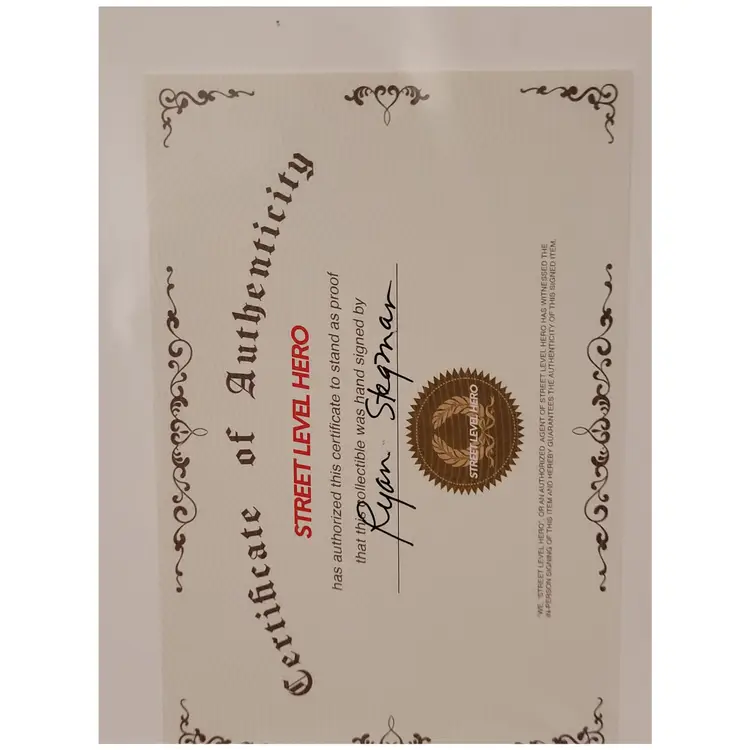 Vanish #2 1:100 RYAN STEGMAN VIRGIN FOIL SIGNED W/coa.