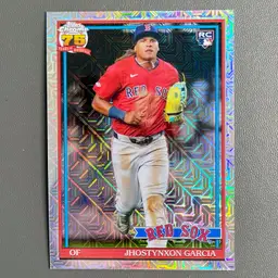 Jhostynxon Garcia (Boston Red Sox -> Pittsburgh Pirates) 2026 Topps Series One 1991 Parallel Silver Pack Mojo Refractor #91C-23