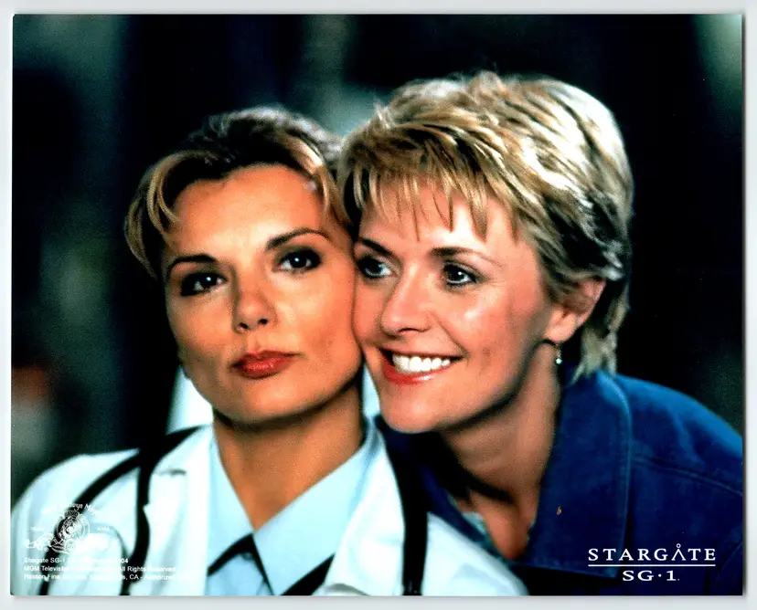 Stargate SG-1 Samantha Carter and Dr. Janet Fraser 2004 Original Photo 8" x 10"