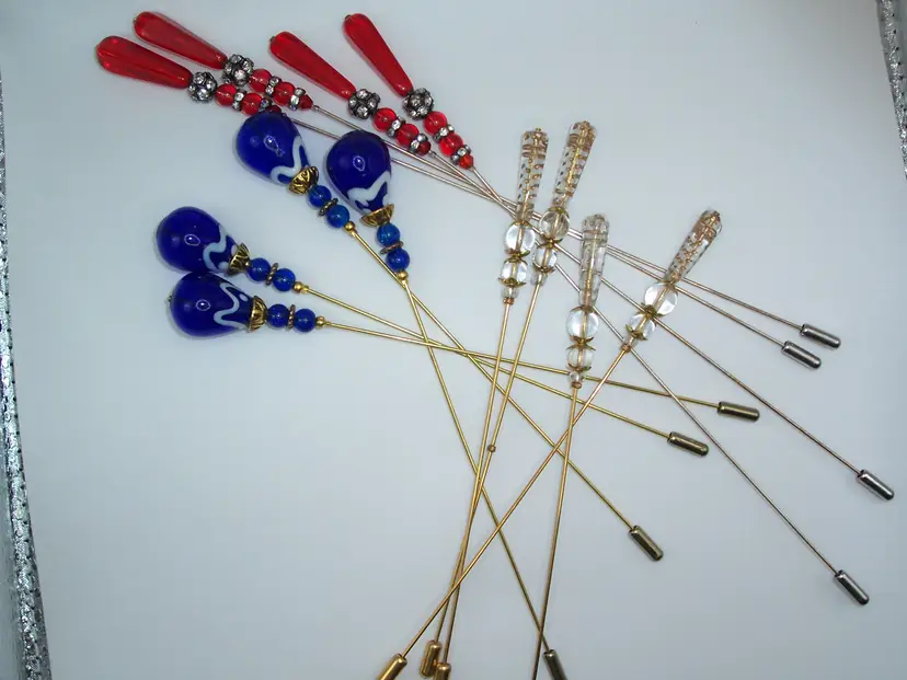 Twelve Hat/Lapel/Scarf Pins