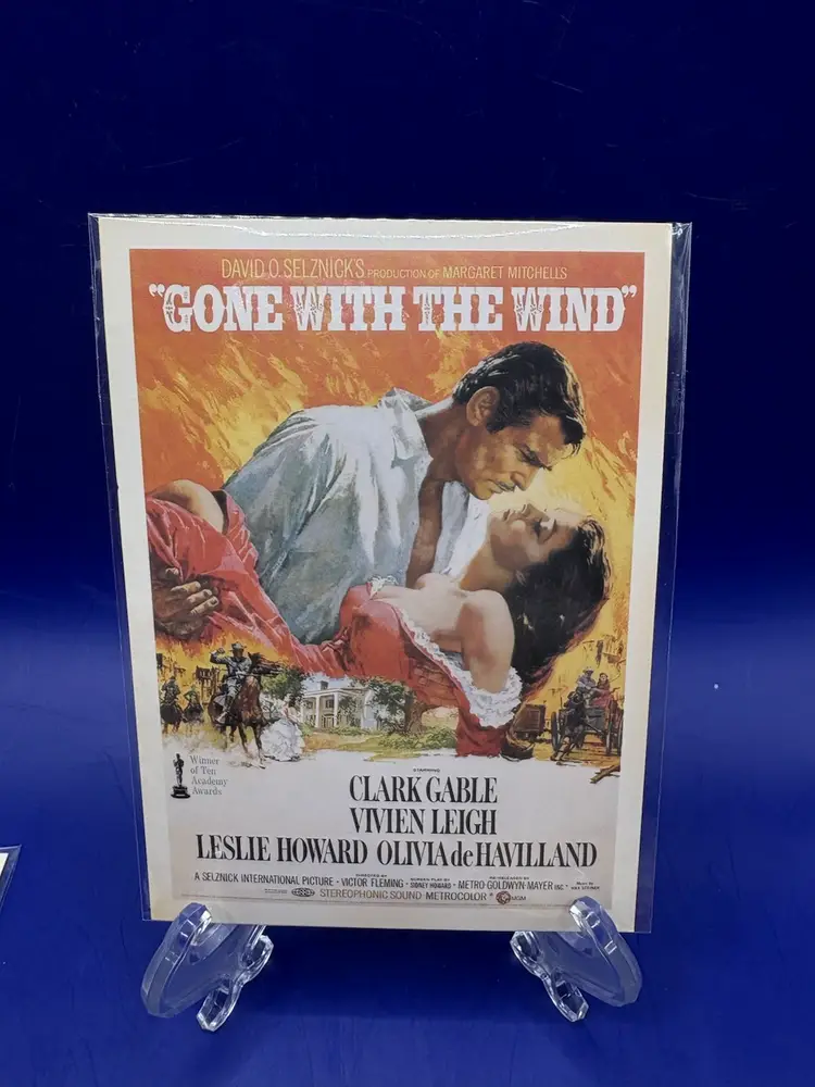 Classic Movie Postcards Set Of 5 Casablanca,  Gone With The Wind