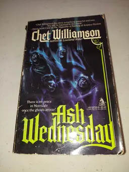 ASH WEDNESDAY By Chet Williamson ghost horror paperback