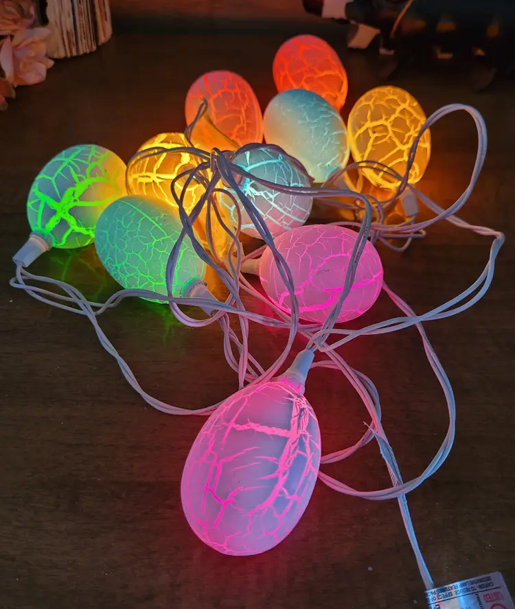 Vintage Easter Egg Lights c.1990s