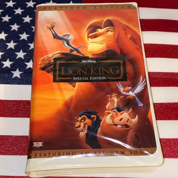 LION KING SPECIAL EDITION PLATINUM EDITION VHS Tape