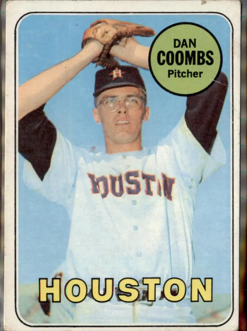 1969 Topps #389 Dan Coombs - (pk3) - Houston Astros