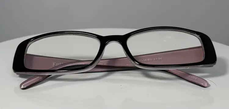 KAY UNGER KUR338-BV +150 Designer Cat Eye Eyeglass Frames Only (I8)
