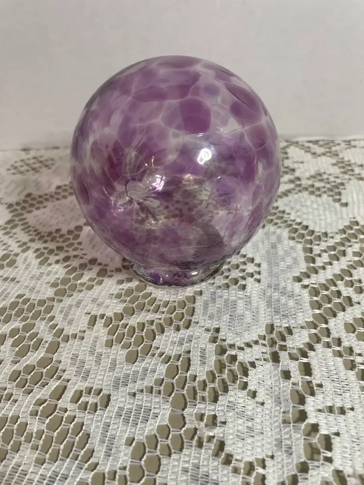 Purple Glass Globe