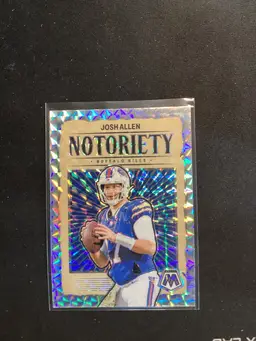 2024 Josh Allen Mosaic Notoriety Silver PRIZM