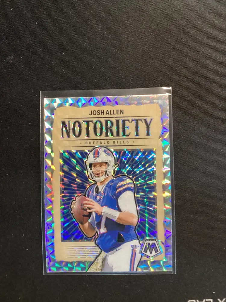 2024 Josh Allen Mosaic Notoriety Silver PRIZM