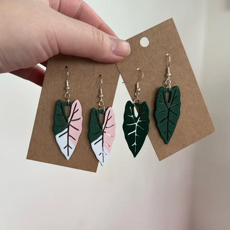 Alocasia earrings