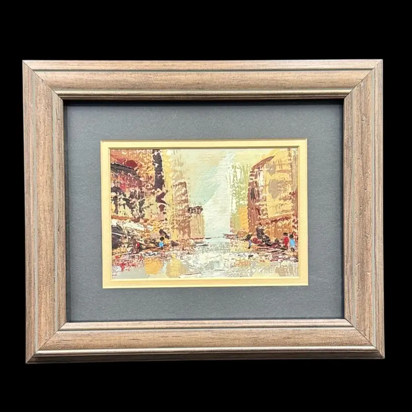 Abstract Art Hand Painted With Oil Paint