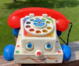 Vintage Fisher-Price Chatter Telephone Toy Classic Children’s Rotary Phone Kids