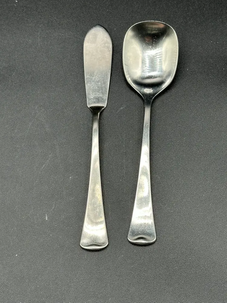 4- Onieda Cygnet Butter Knife & Sugar Spoon New