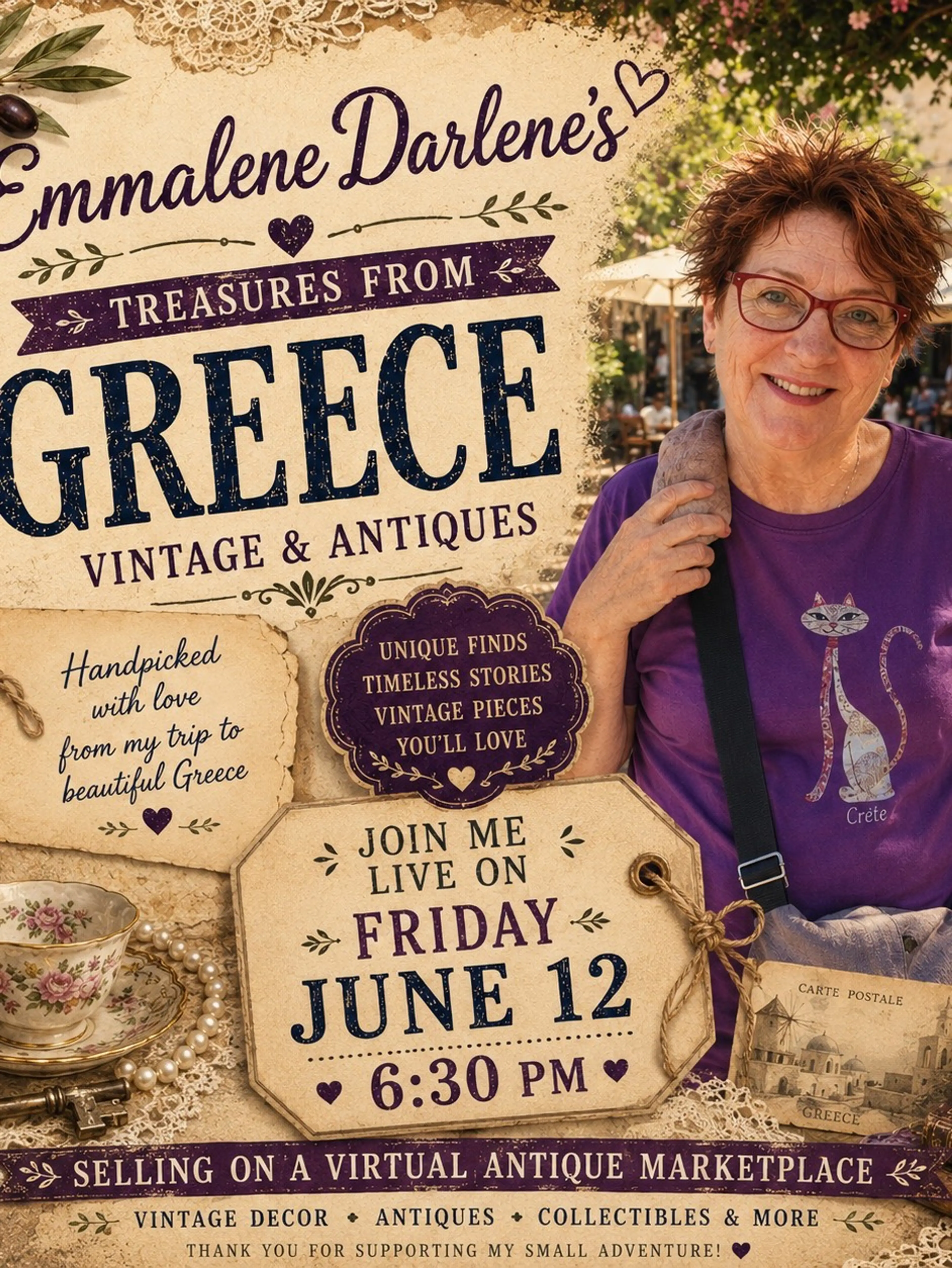 Emmalene Darlene & WILLY! Greece Finds