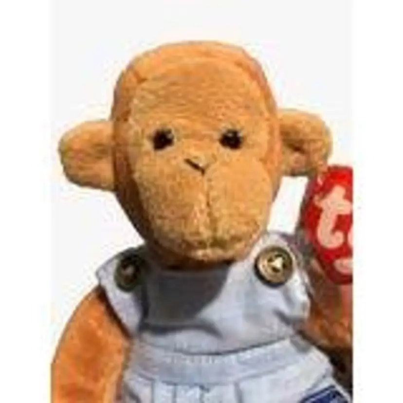 Ty Beanie Baby Original "Bongo" 1st Gen Plush Brown Tan 1995 VINTAGE
