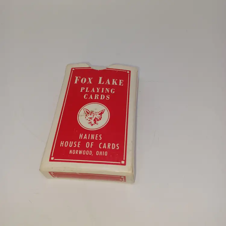 Vtg R W Hull's Mental Photography Cards Fox Lake Magic Trick Deck