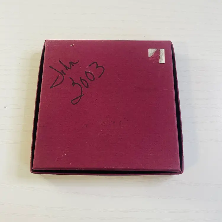 Vintage Baldwin Brass 2003 Christmas Ornament Smithsonian Ice Flower 24K Gold Finish