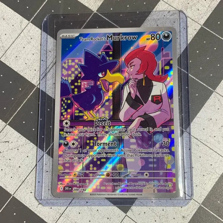 Team Rockets Murkrow 200/182 Art Rare