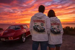 Sebring Corvette Windbreaker – Vintage Racing Lightweight Jacket