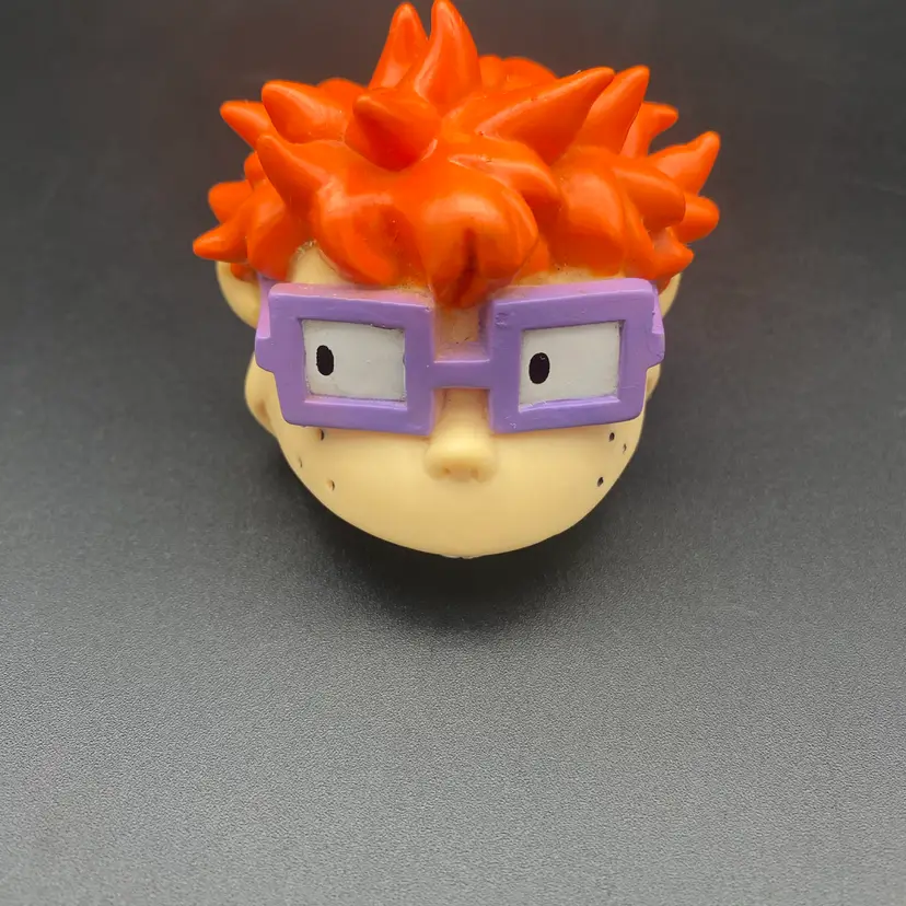 Rugrats Chuckie Finster Head Bath Toy - Vintage 1998 Viacom