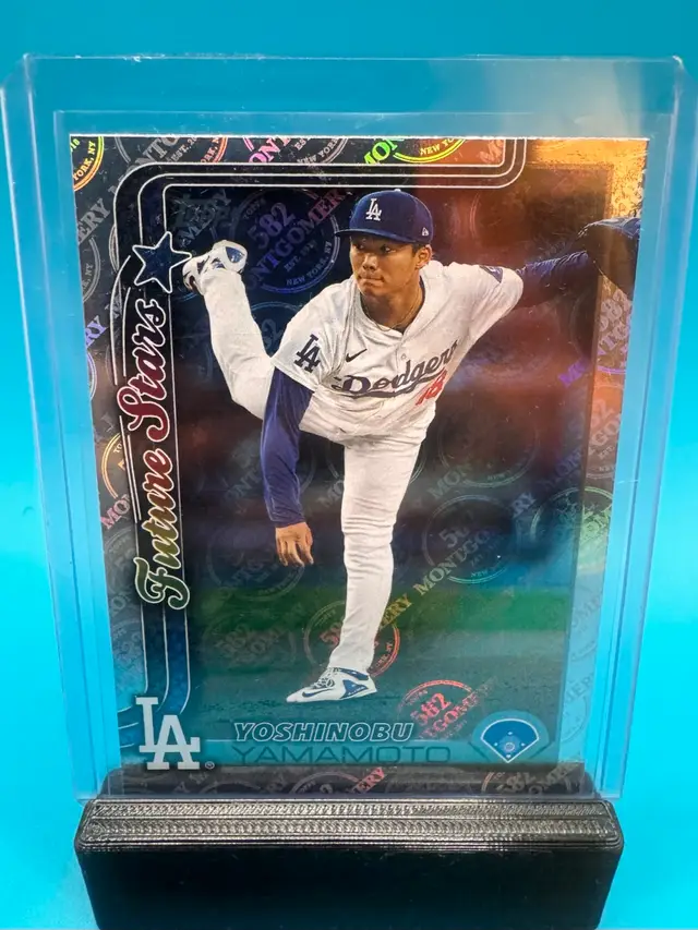 Yoshinobu Yamamoto Topps Montgomery Club Future Stars Foil Los Angeles Dodgers