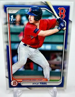Kyle Teel 2024 Bowman Prospects Rookie 1st Card RC #BP-48 Boston Red Sox