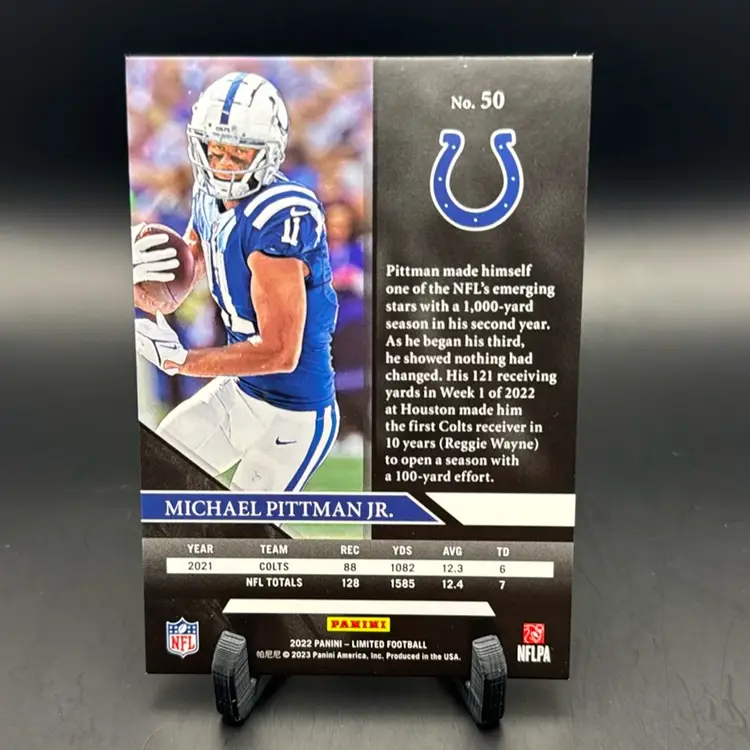 2022 Michael Pittman Jr. Purple Amethyst 21/25