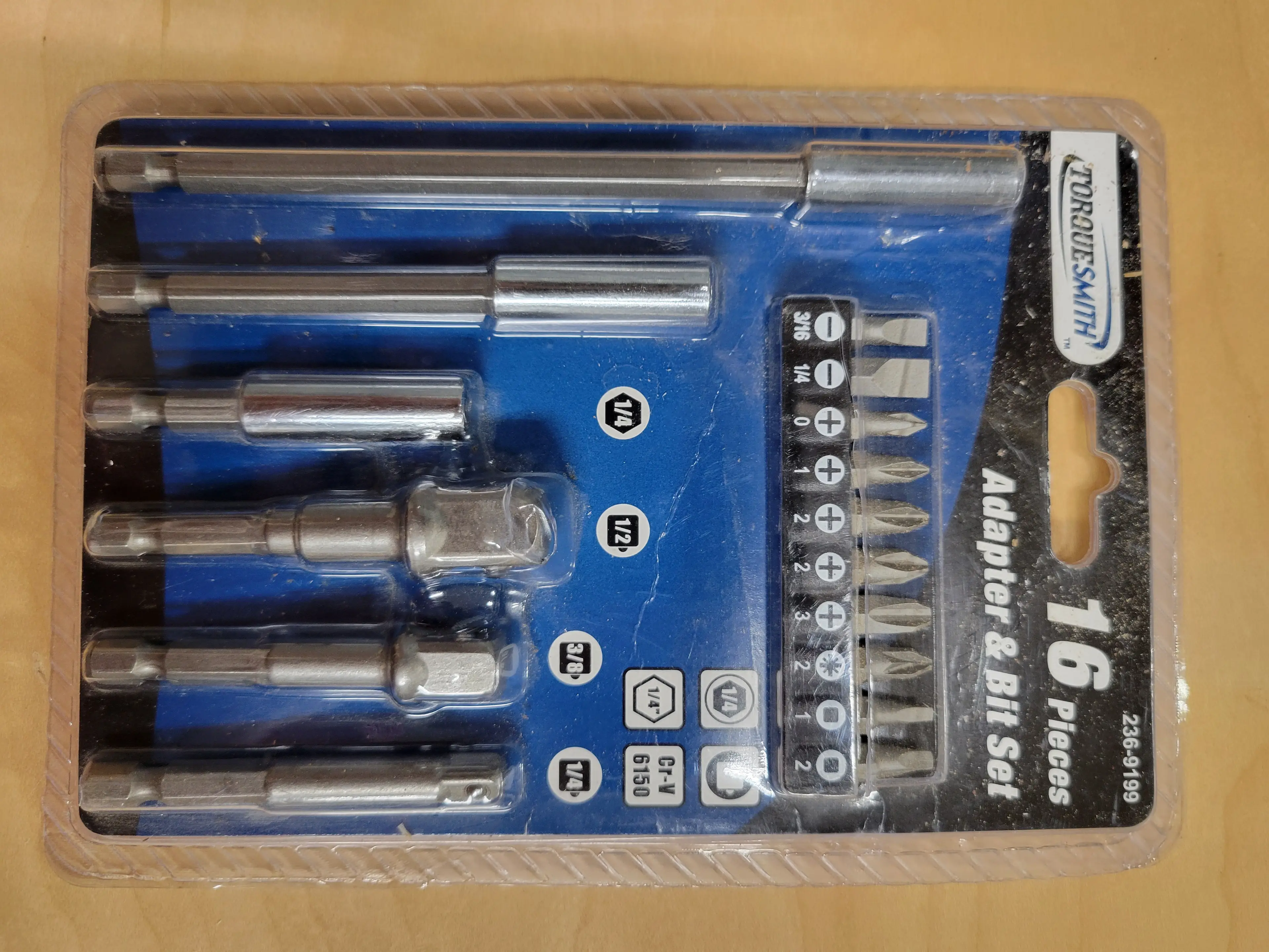 TorqueSmith 16 piece Drive Bit And Socket Adapter Set