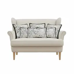 SOGA 6PC Abstract Black Edge & Artistic Black Border Pillow Covers 30-45cm Set