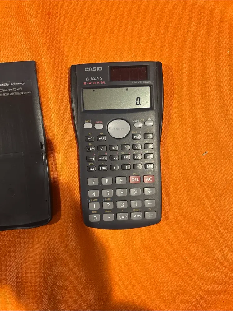 Casio Calculator FX-300MS S-V.P.A.M Scientific Solar Power Tested Works