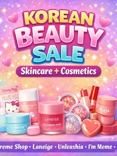 Glam Beauty Sale With Korean Skincare!